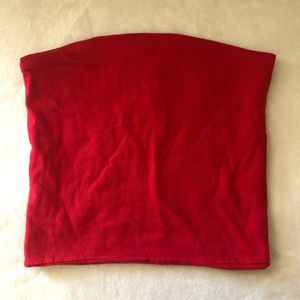 Red brandy Melville tube top